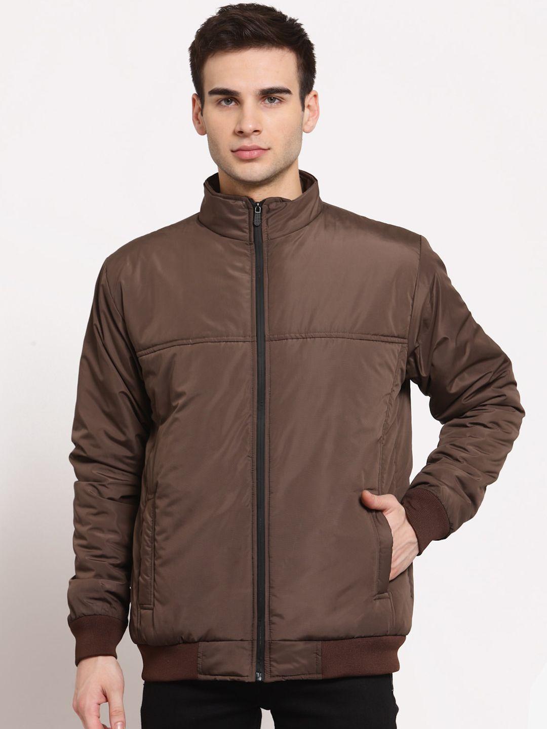 style-quotient-men-brown-lightweight-padded-jacket