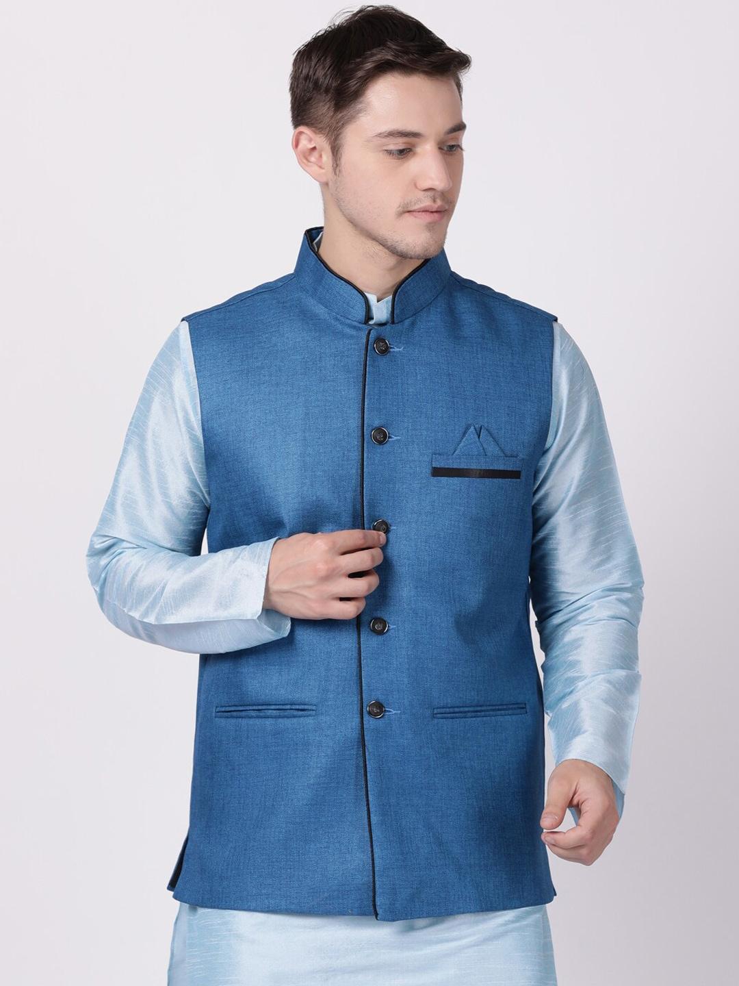 tabard-men-blue-nehru-jacket