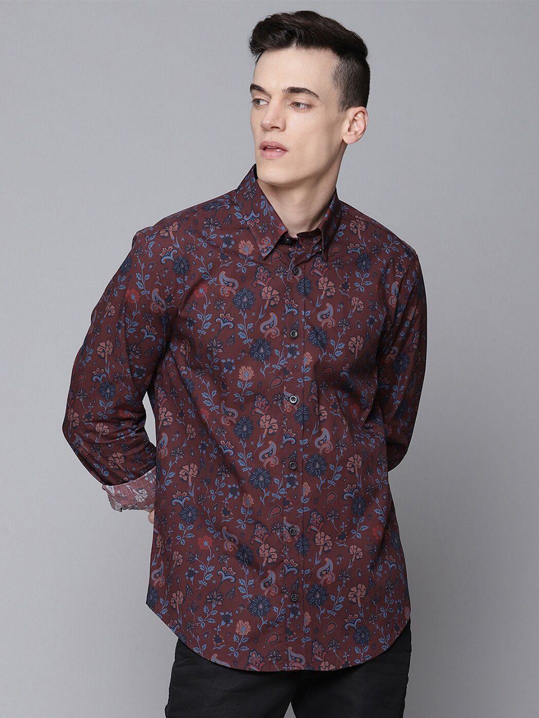 ben-sherman-men-maroon-floral-printed-casual-shirt