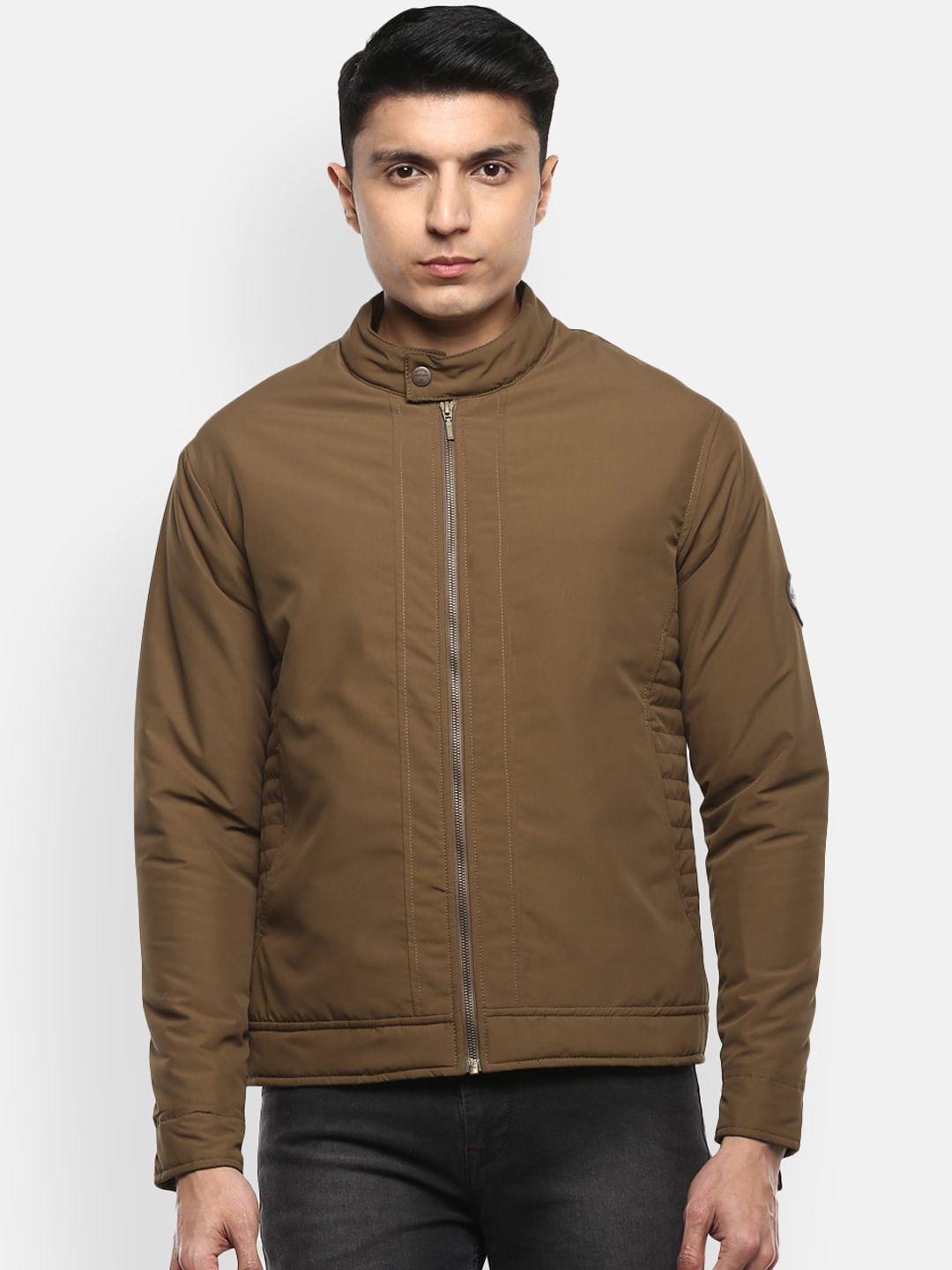 red-chief-men-khaki-water-resistant-padded-jacket