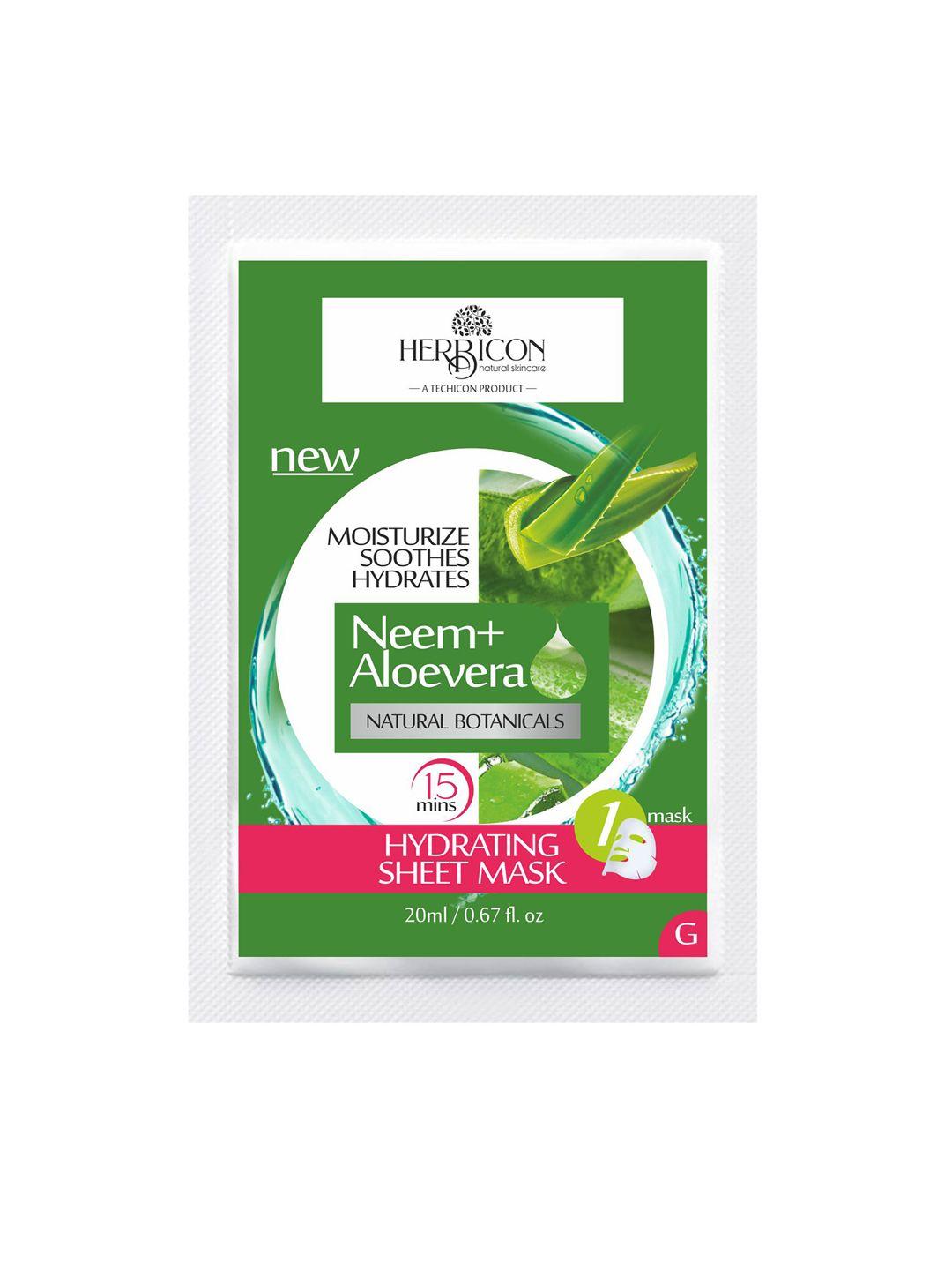 herbicon-neem-&-aloe-vera-hydrating-face-sheet-mask