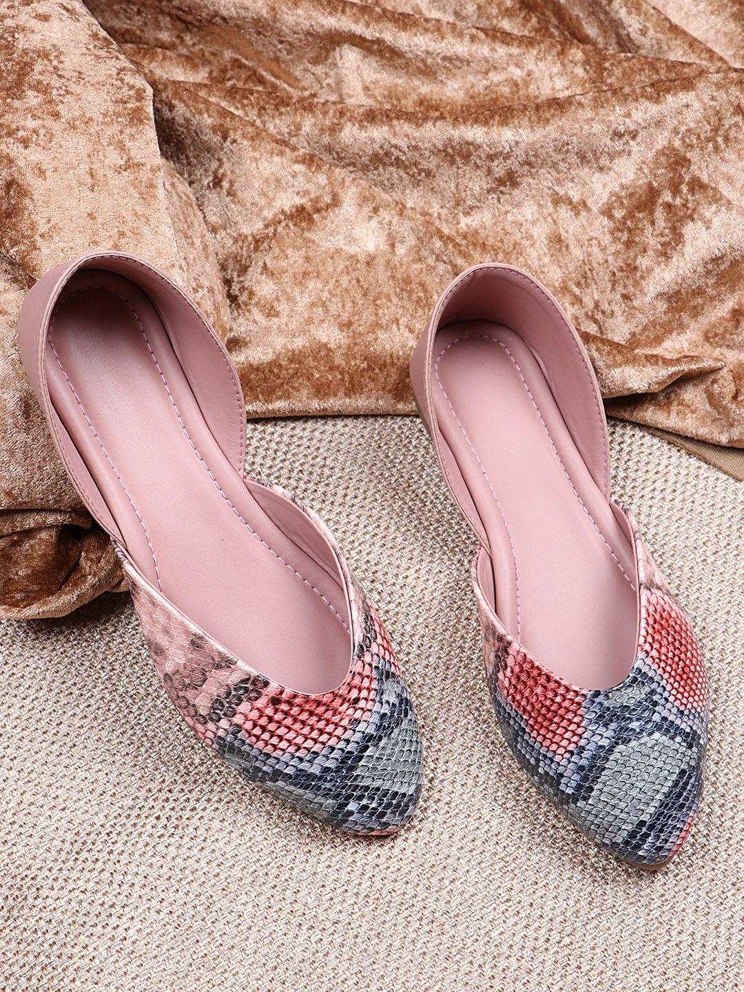 shoetopia-girls-pink-printed-open-toe-flats-with-laser-cuts