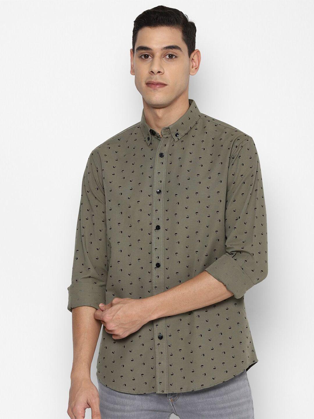 forever-21-men-grey-slim-fit-opaque-printed-casual-shirt