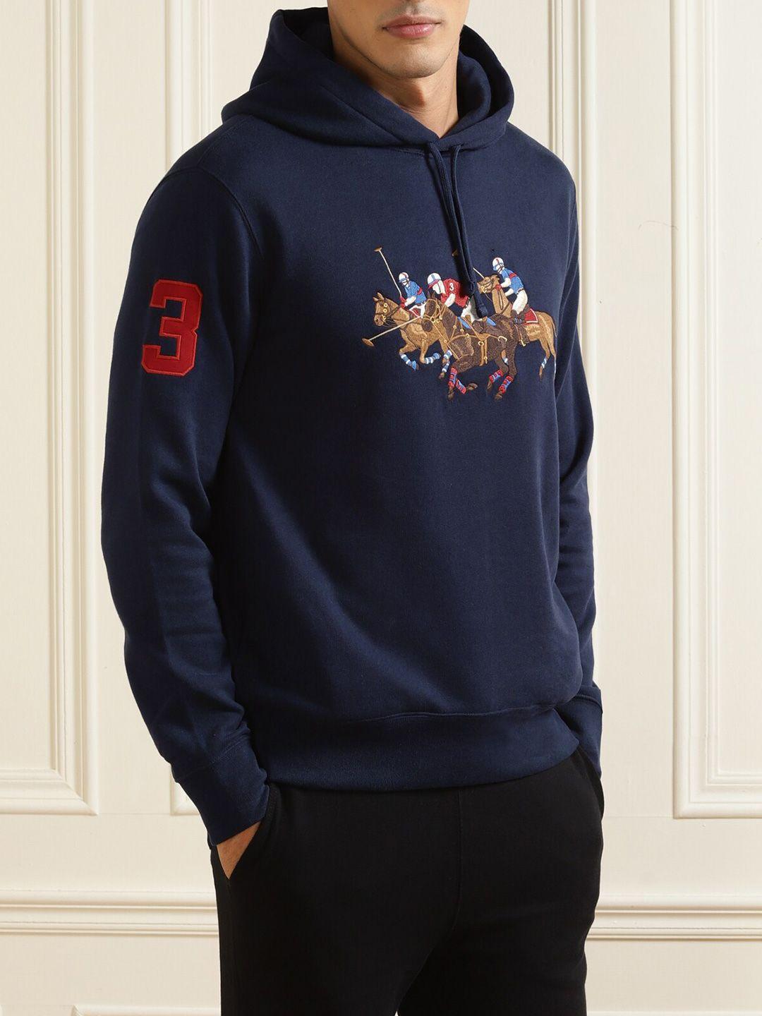 polo-ralph-lauren-men-navy-blue-printed-hooded-sweatshirt
