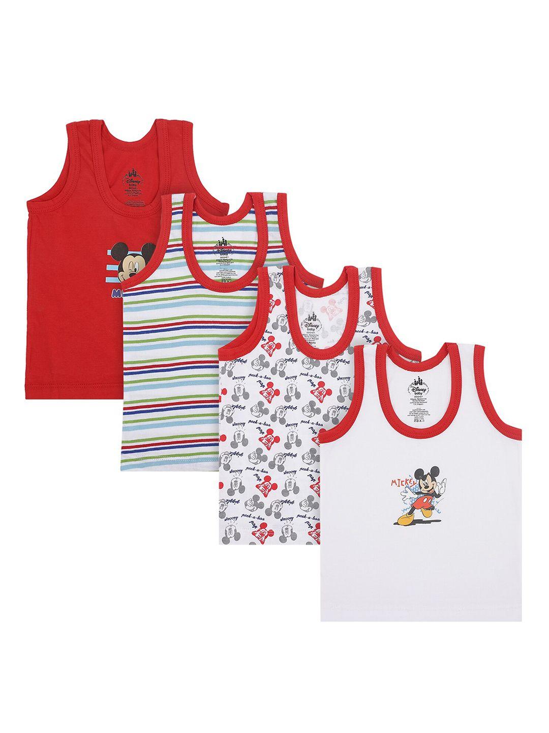 bodycare-kids-boys-pack-of-4-assorted-mickey-&-friends-cotton-basic-innerwear-vests