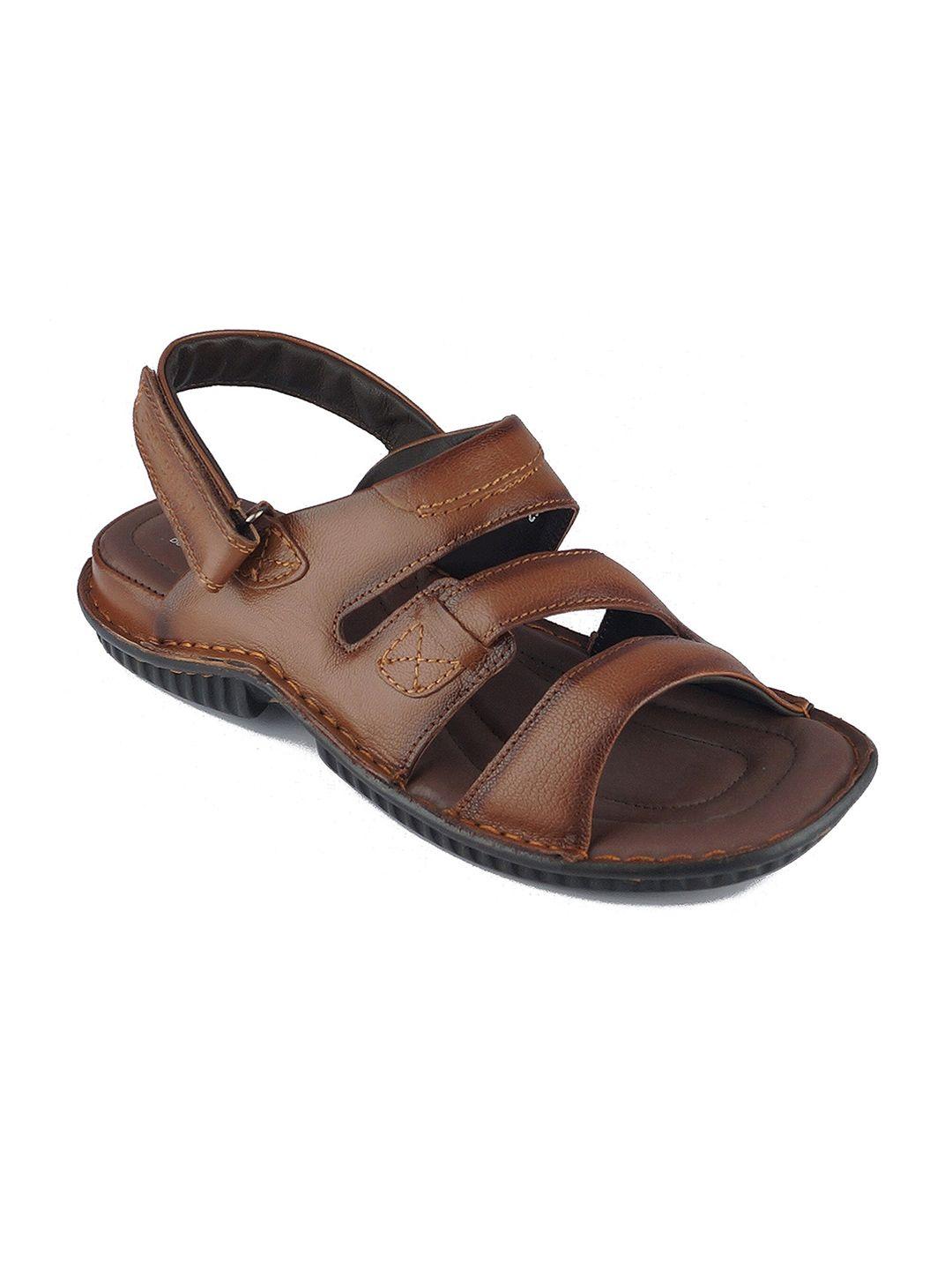 red-chief-men-tan-&-black-leather-comfort-sandals