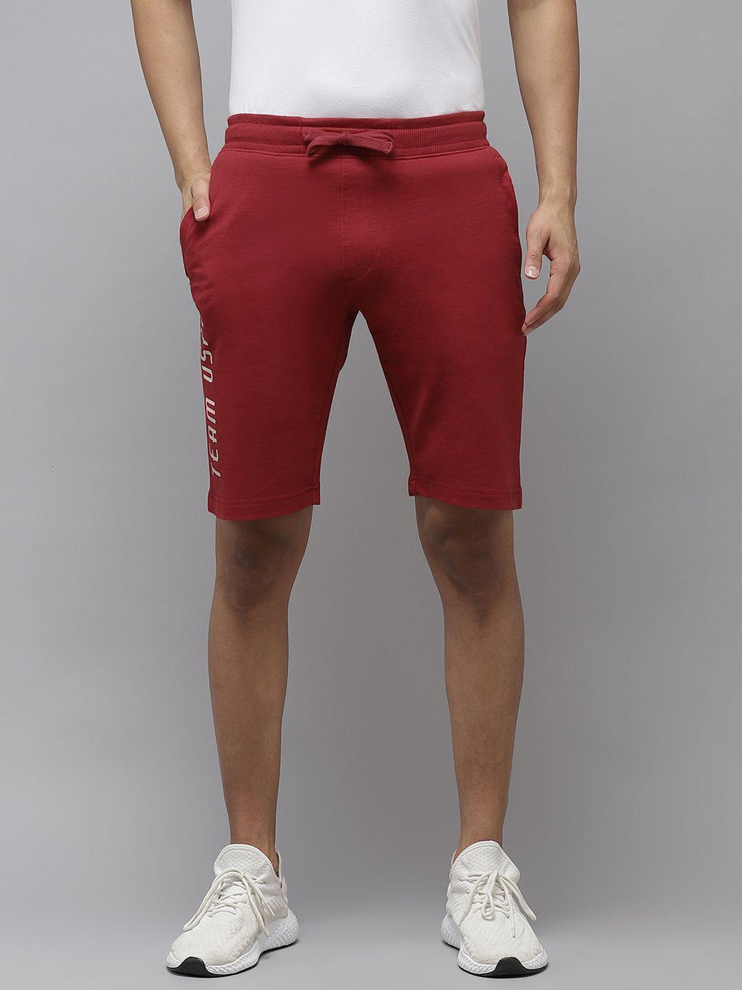 u-s-polo-assn-denim-co-men-maroon-typography-printed-shorts