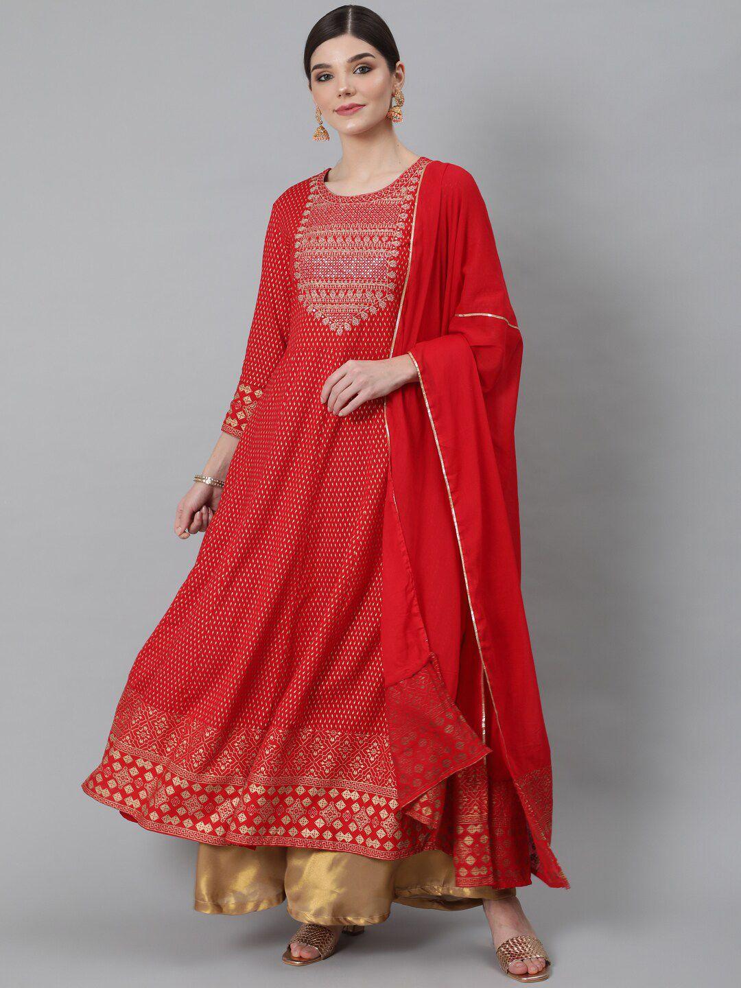 anubhutee-women-red-ethnic-motifs-printed-anarkali-kurta-with-dupatta
