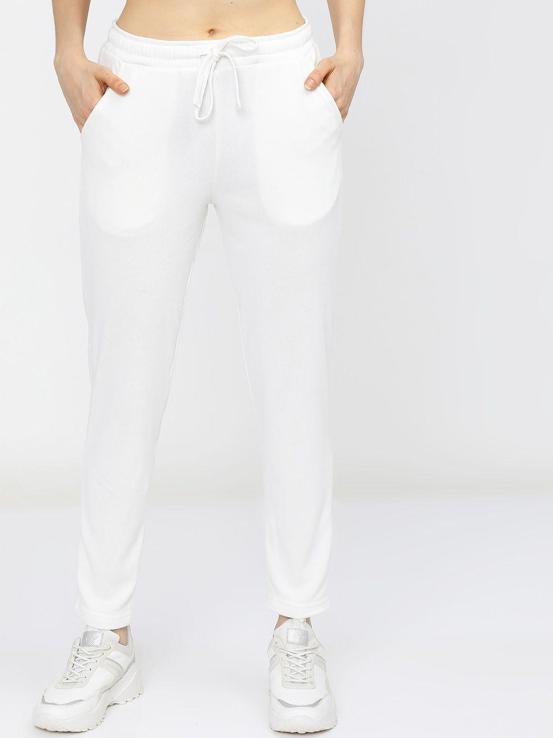 tokyo-talkies-women-white-solid-casual-track-pants