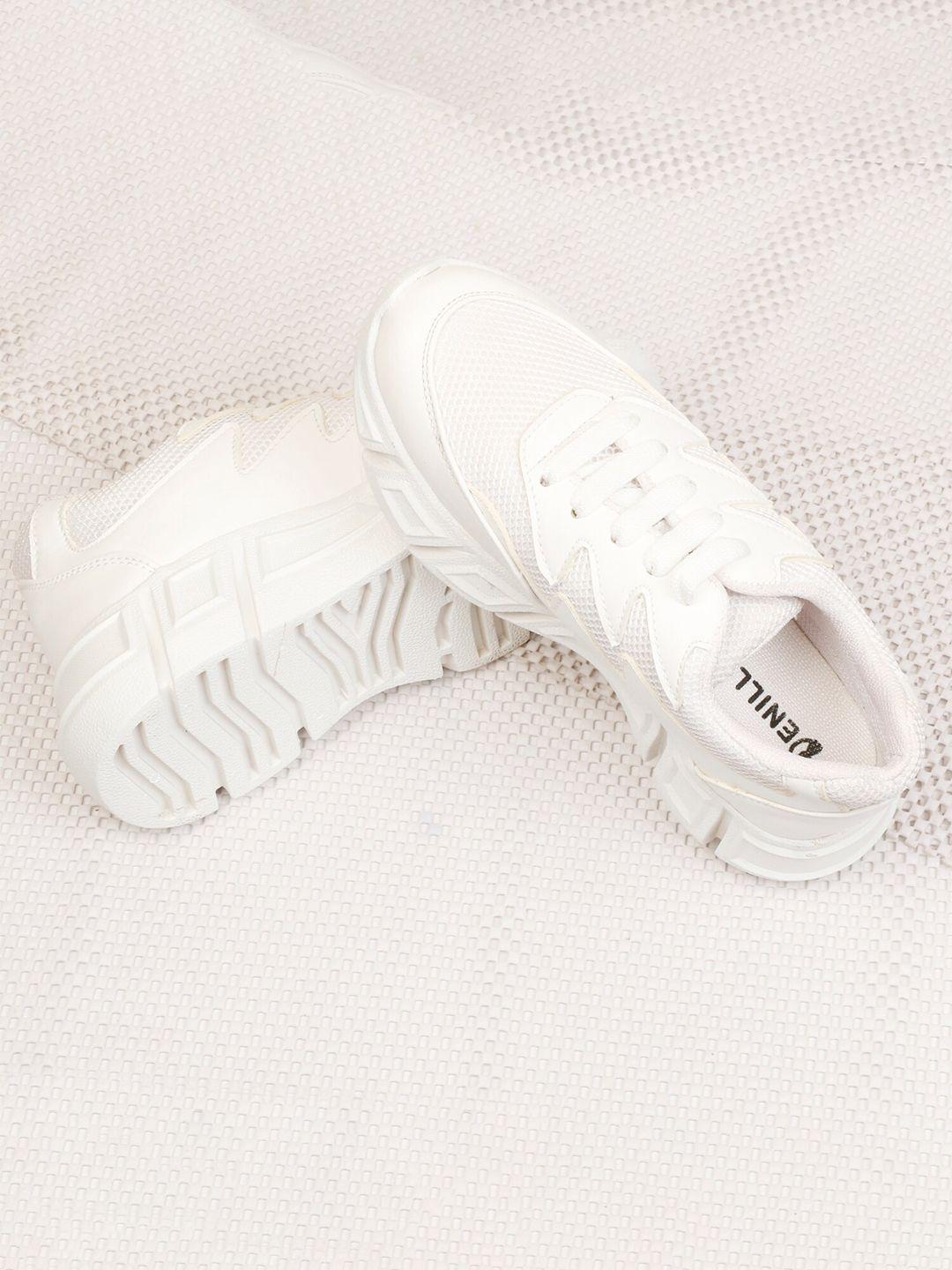denill-women-white-solid-running-shoes
