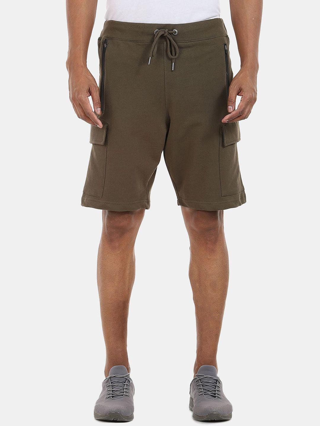 aeropostale-men-olive-green-pure-cotton-cargo-shorts