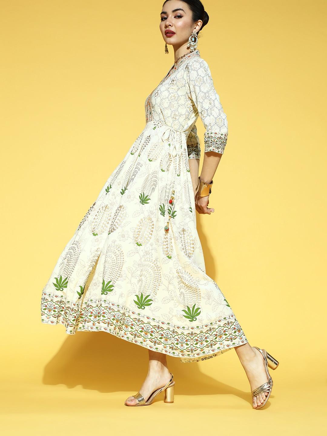 juniper-women-classy-off-white-ethnic-motifs-dress