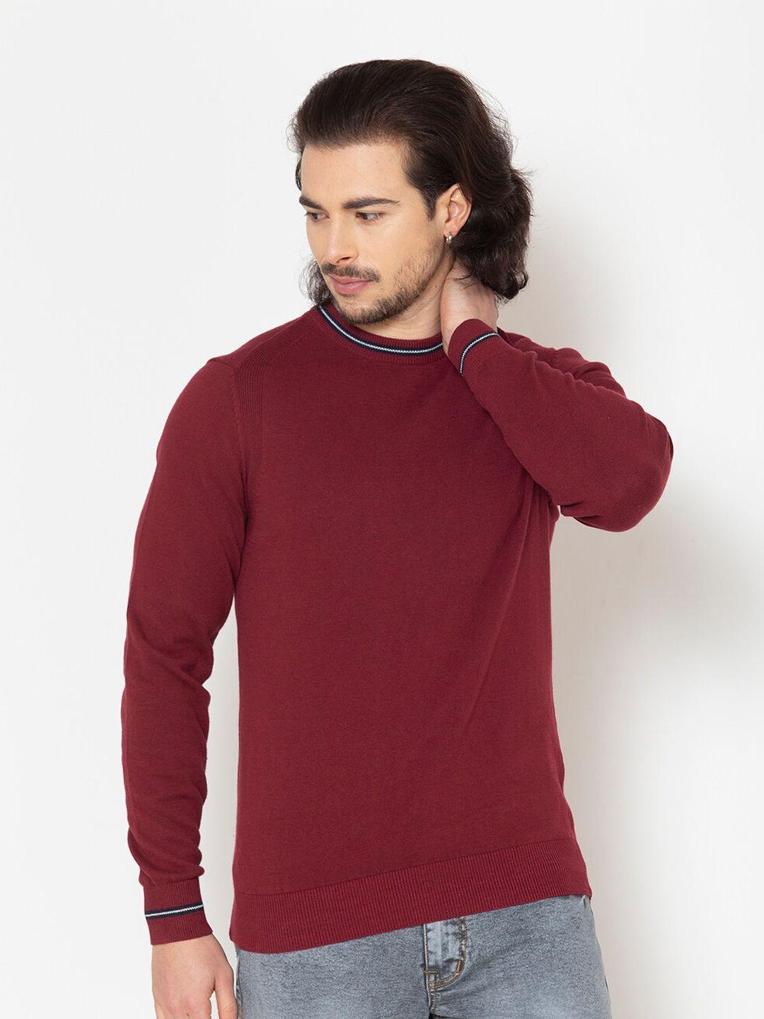 allen-cooper-men-maroon-solid-pure-cotton-pullover
