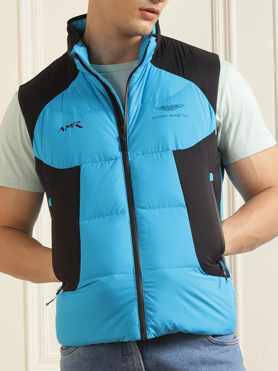 hackett-london-men-blue-&-black-colourblocked-water-resistant-puffer-jacket