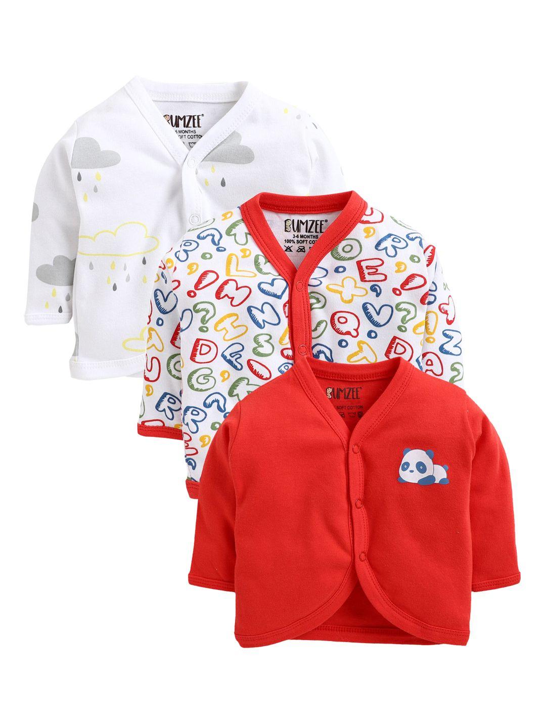 bumzee-infants-boys-multi-&-red-pack-of-3-pure-combed-cotton-jhablas