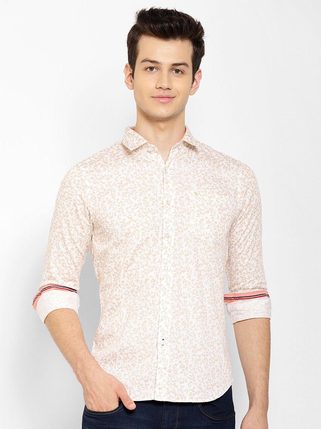 cape-canary-men-beige-smart-floral-printed-cotton-casual-shirt