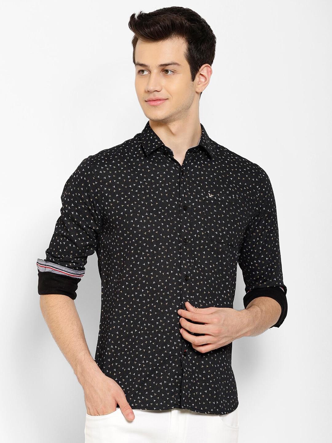 cape-canary-men-black-smart-printed-casual-shirt