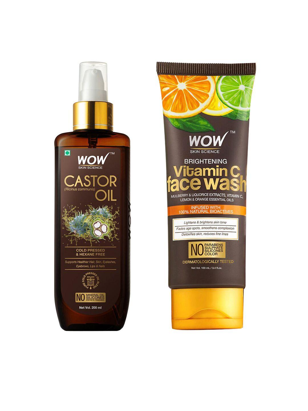 wow-skin-science-set-of-castor-oil-&-vitamin-c-face-wash