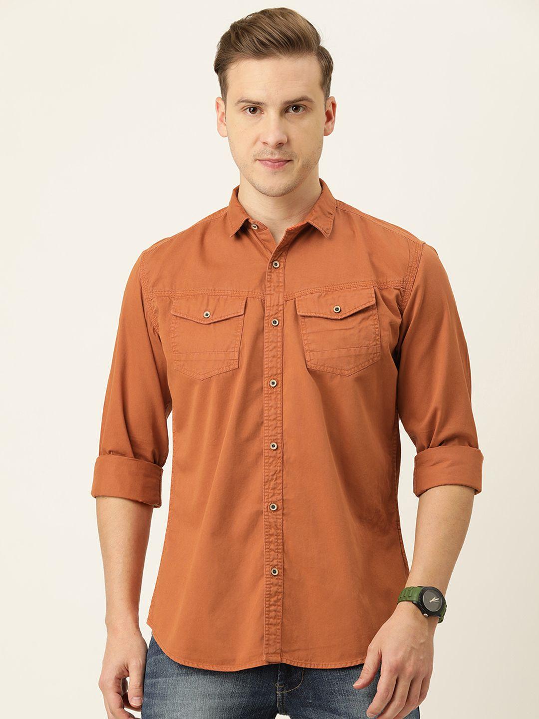 ivoc-men-rust-orange-slim-fit-casual-shirt