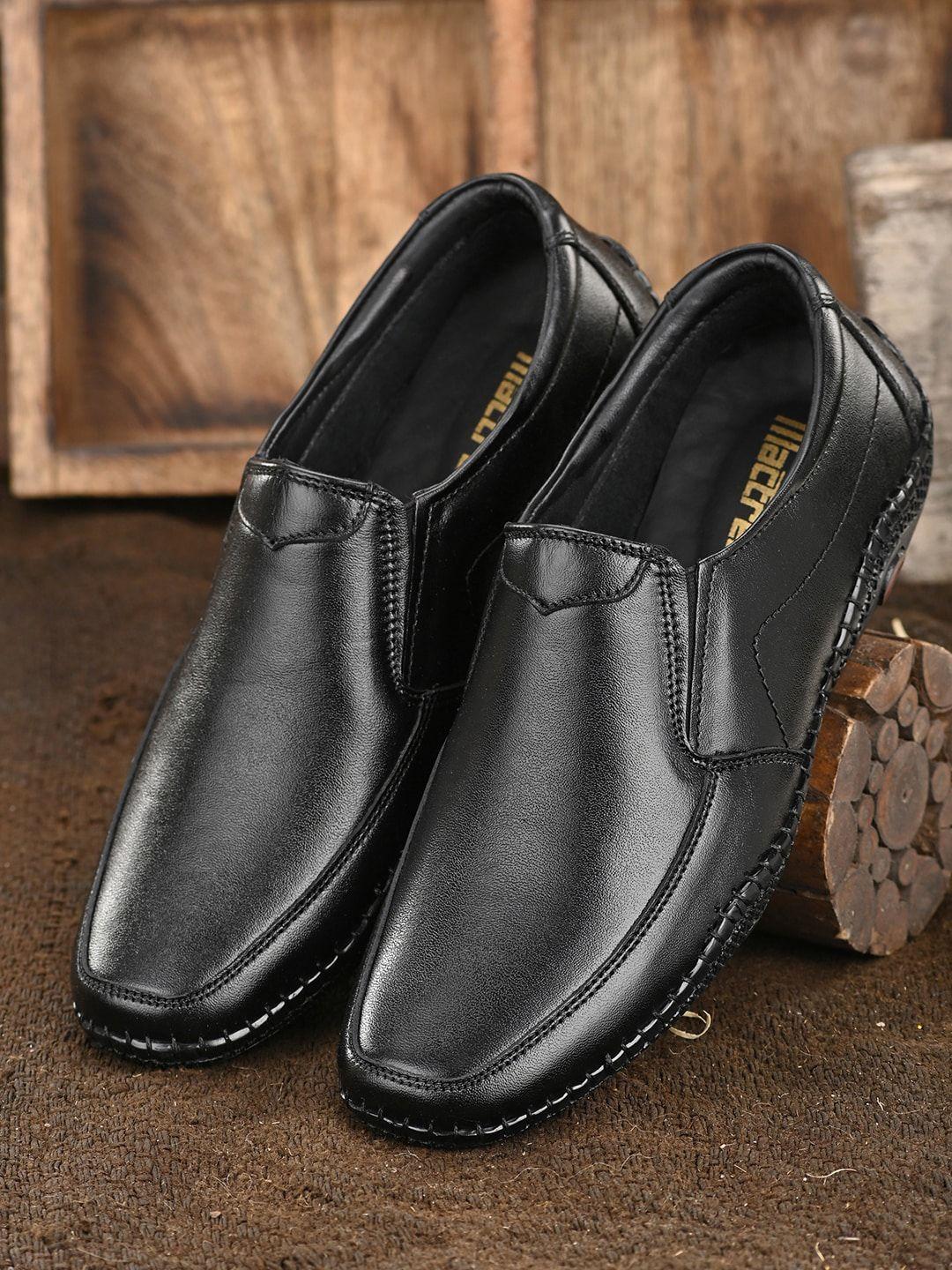 mactree-men-black-solid-leather-formal-slip-on