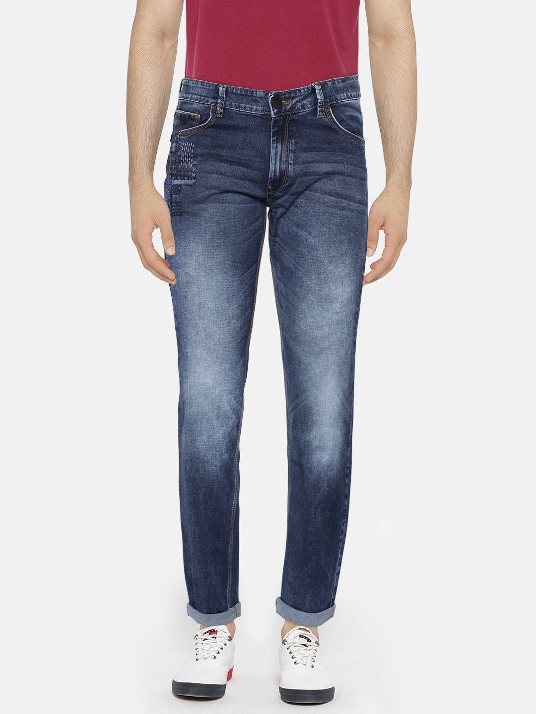 john-players-men-blue-slim-fit-low-rise-low-distressed-jeans