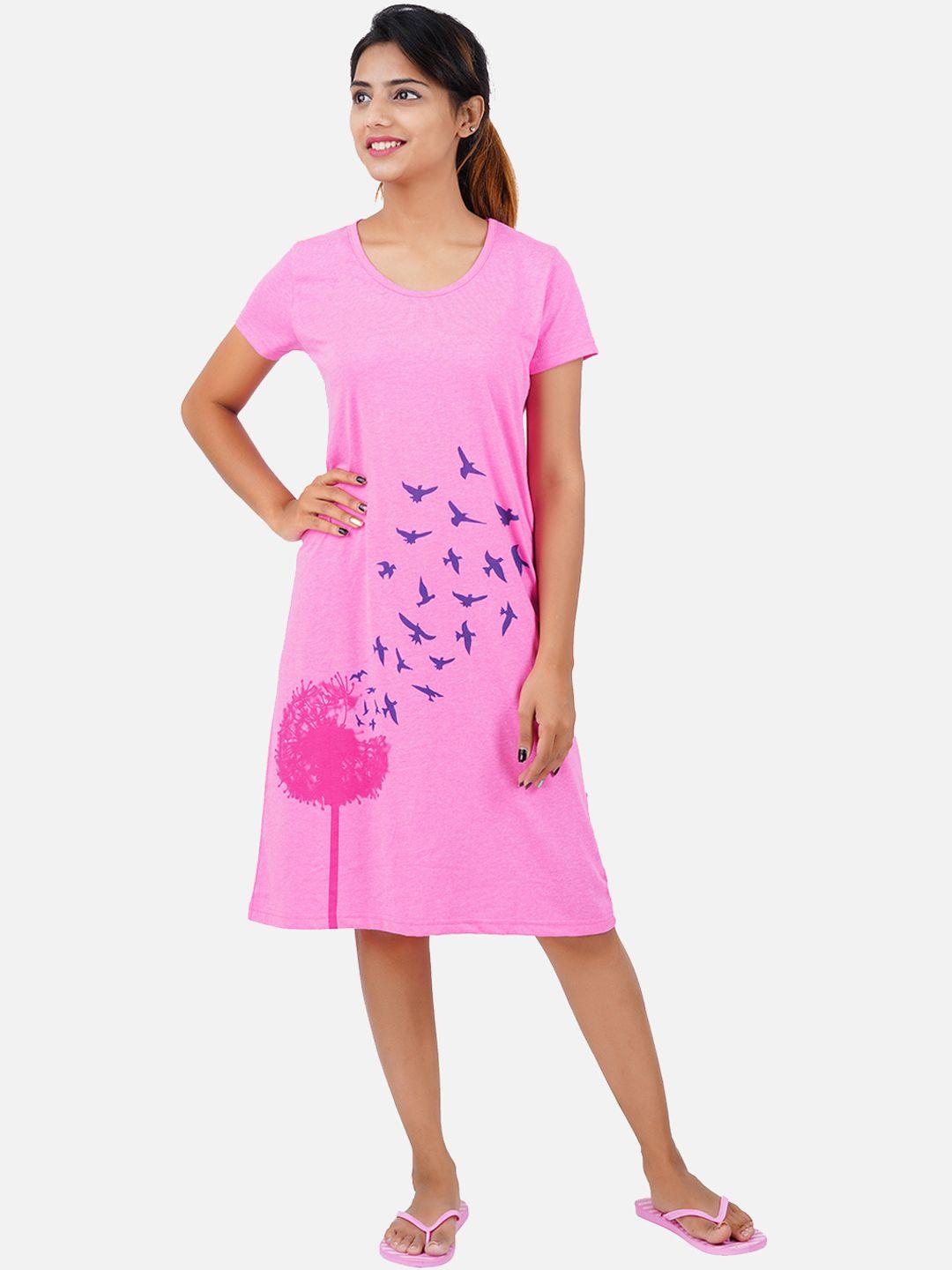pride-apparel-women-pink-printed-nightdress
