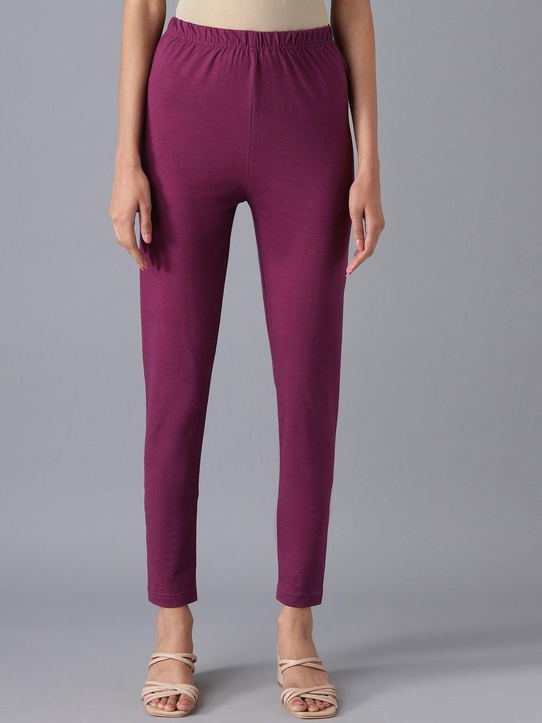 aurelia-women-purple-solid-skinny-fit-ankle-length-leggings