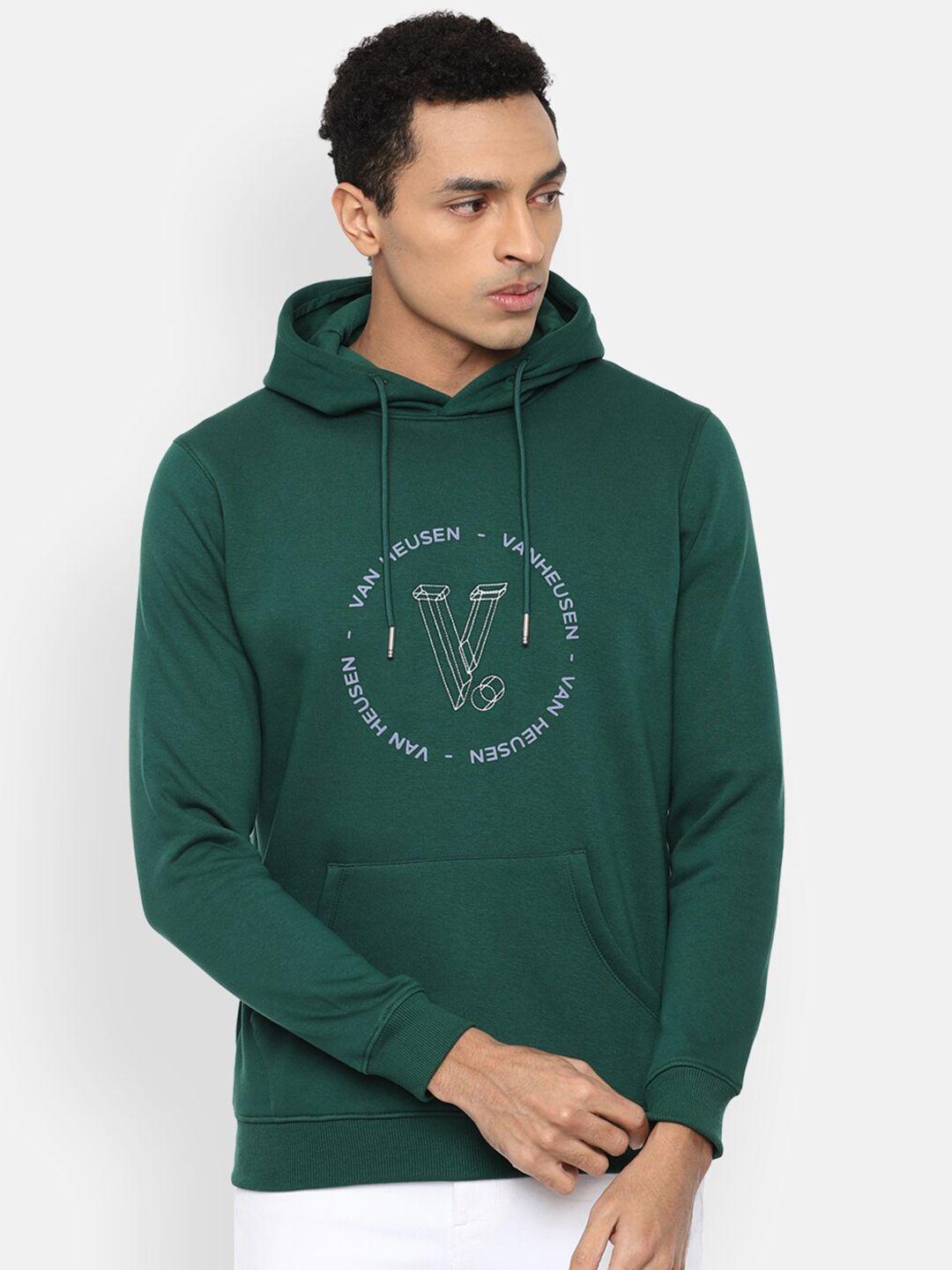 v-dot-men-green-printed-hooded-sweatshirt