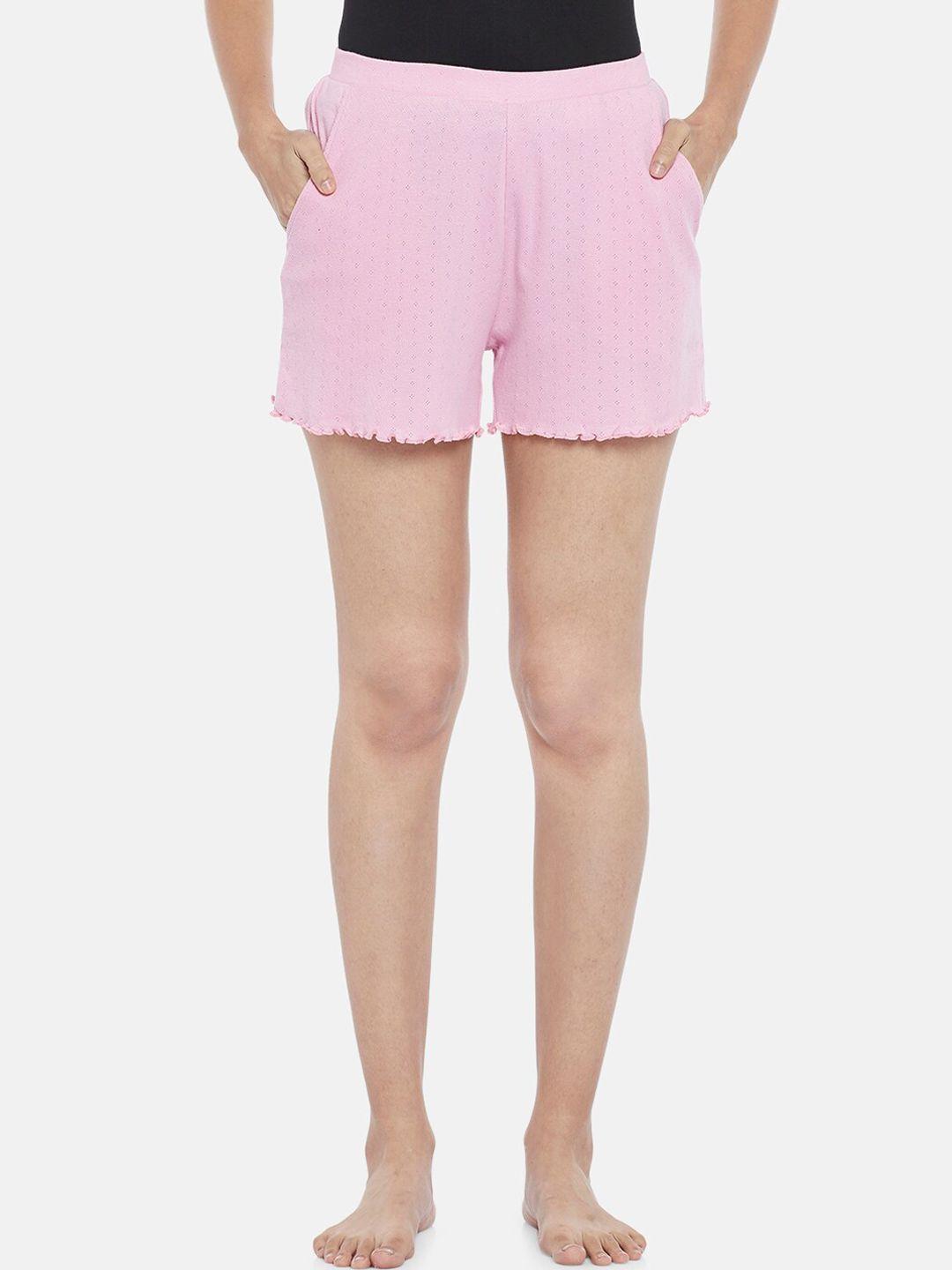 dreamz-by-pantaloons-women-lavender-solid-cotton-lounge-shorts