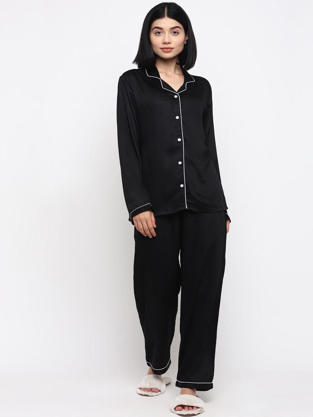shopbloom-women-black-solid-night-suit