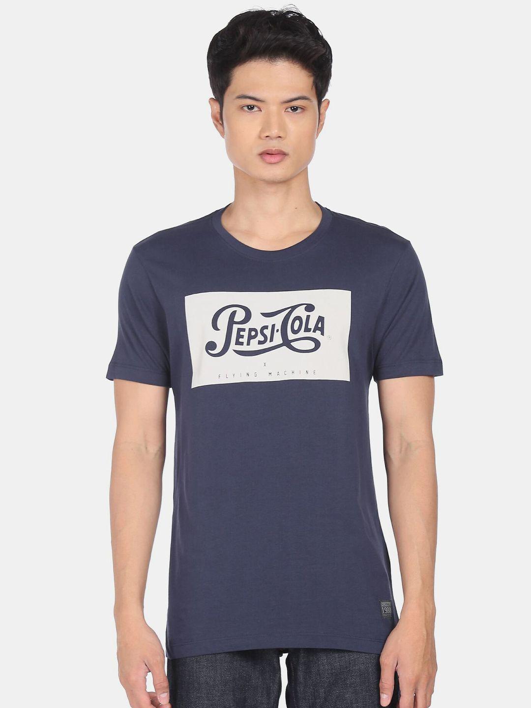 flying-machine-x-pepsi-men-blue-typography-printed-pure-cotton-t-shirt