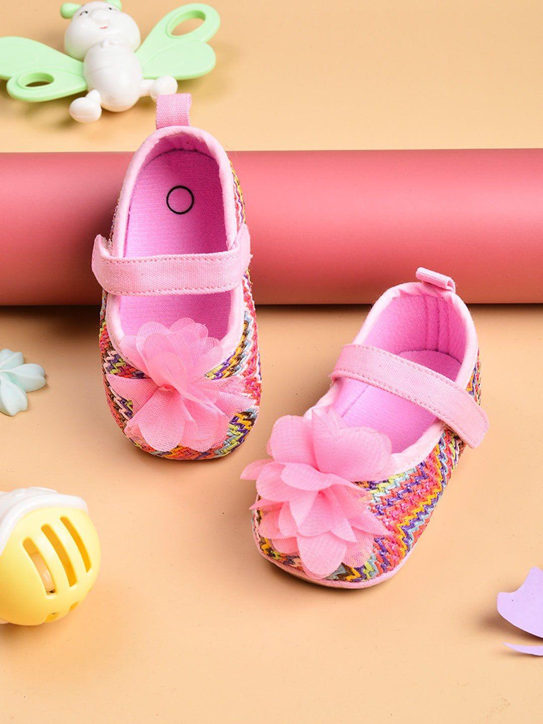 poplins-infants-pink-cotton-booties