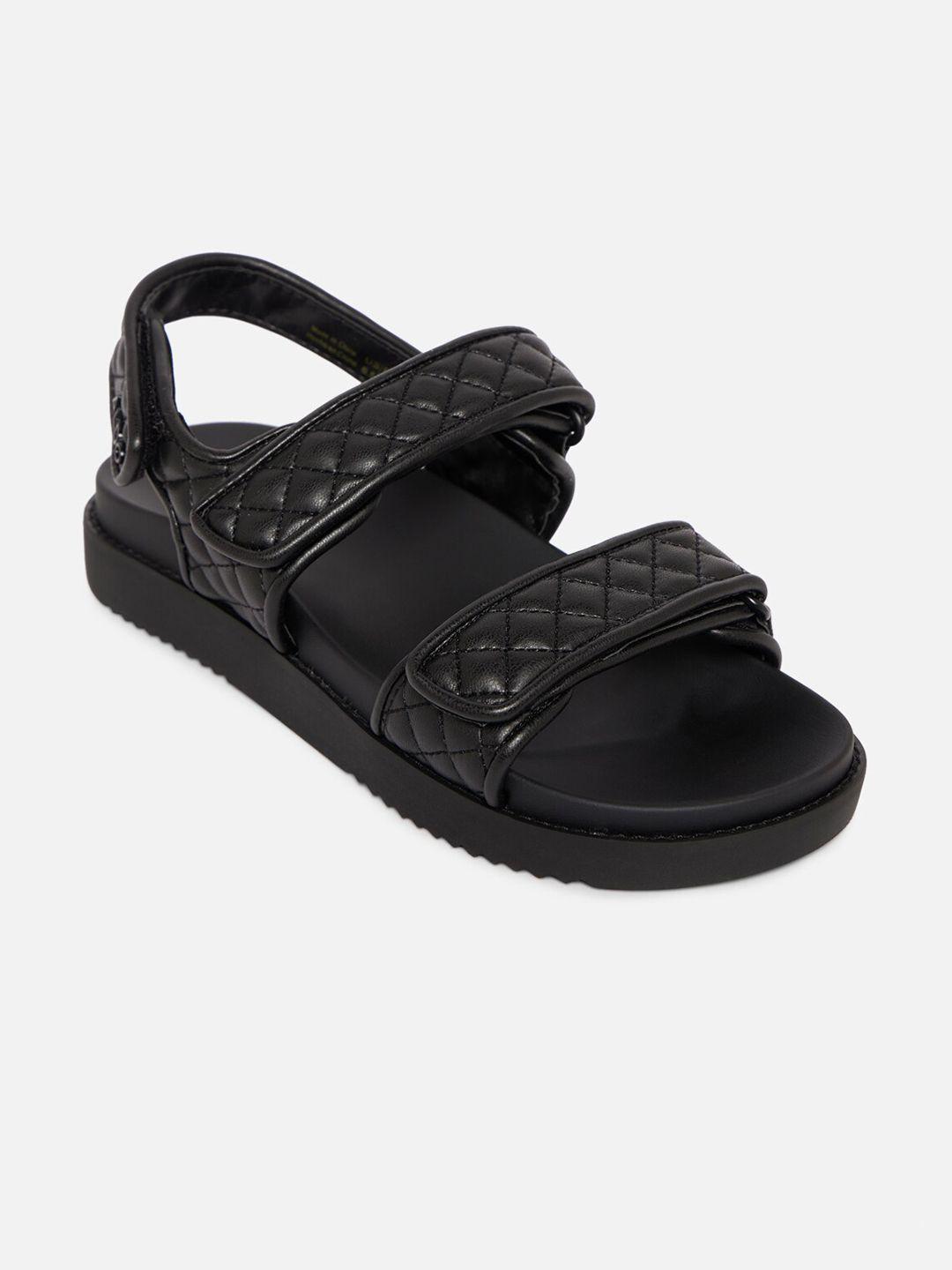 aldo-women-black-comfort-sandals