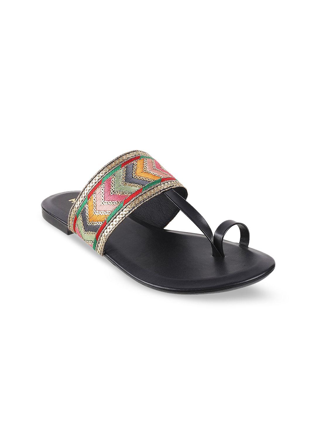 mochi-women-black-embellished-one-toe-flats