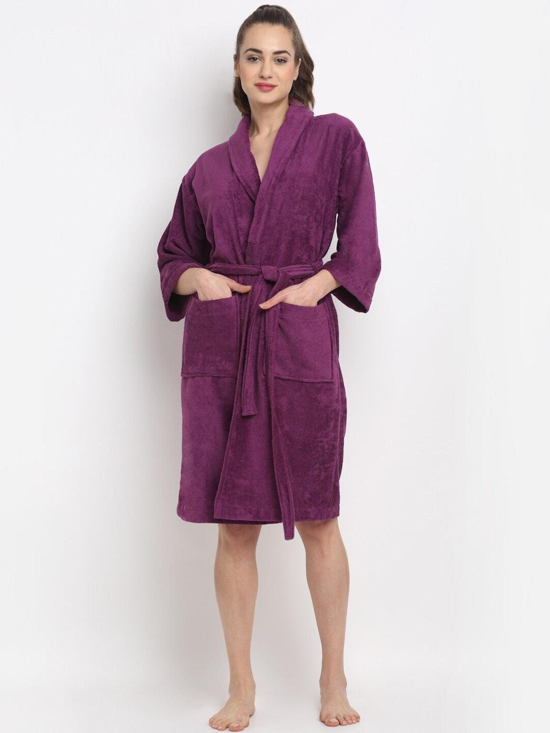 creeva-purple-solid-bathrobe