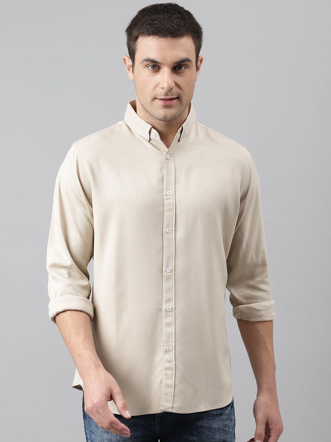 dennis-lingo-men-cream-coloured-comfort-slim-fit-casual-shirt