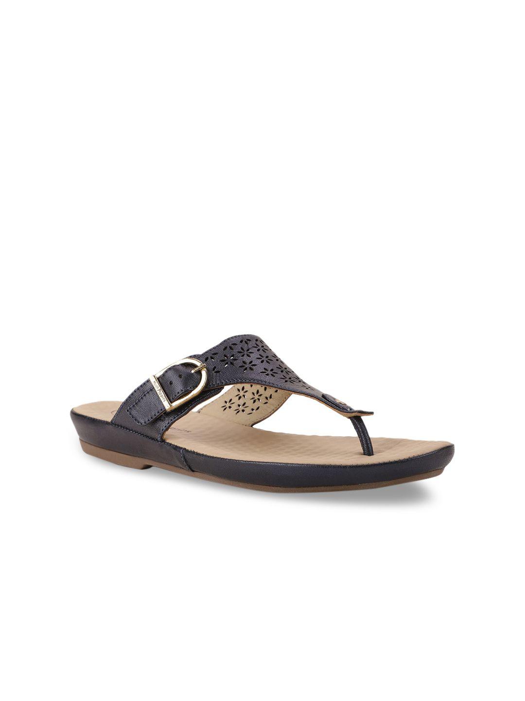 hush-puppies-women-navy-blue-leather-t-strap-flats
