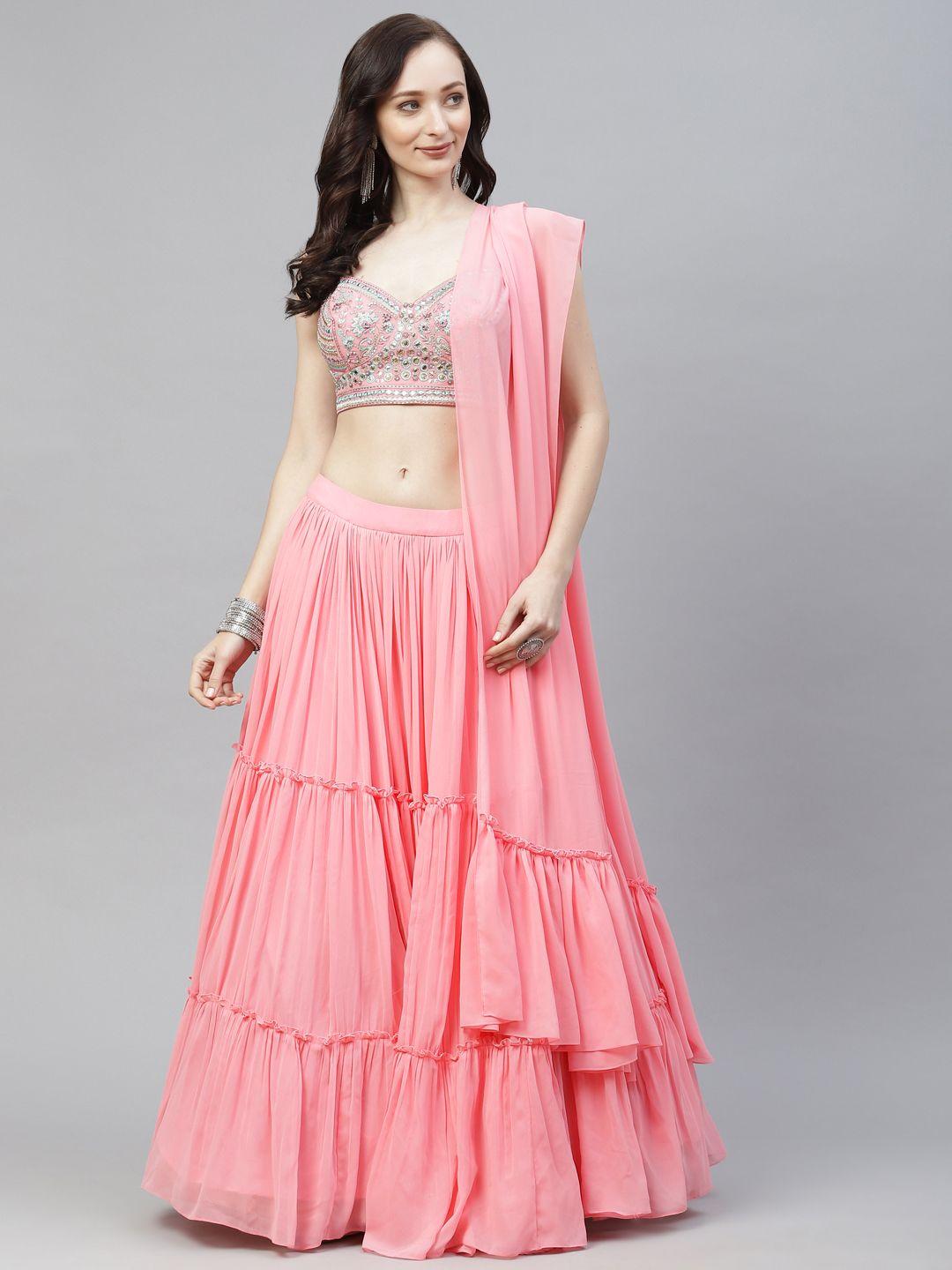 readiprint-fashions-pink-&-gold-toned-embroidered-unstitched-lehenga-&-blouse-with-dupatta