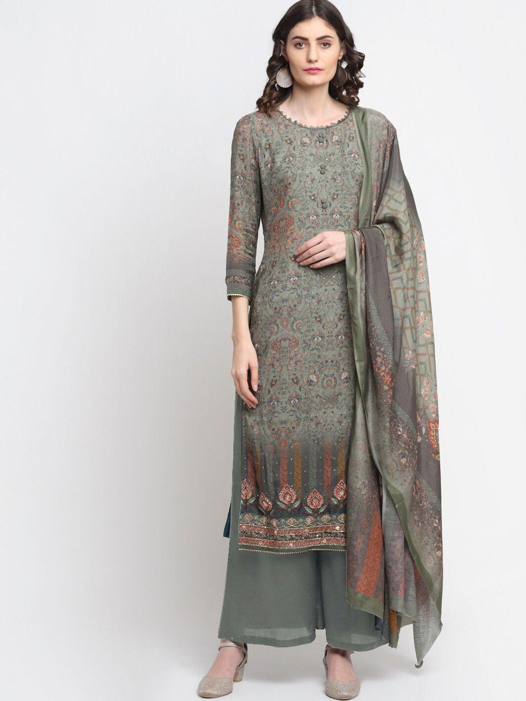 stylee-lifestyle-green-&-brown-printed-pure-silk-unstitched-dress-material