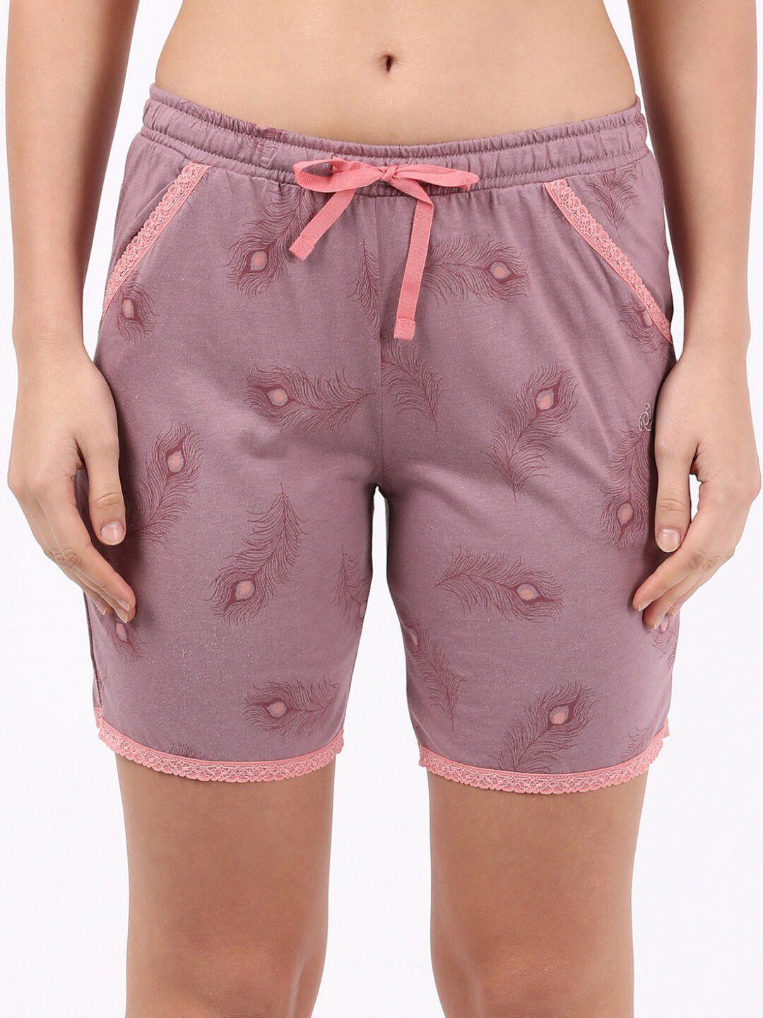 jockey-women-pink-printed-lounge-shorts