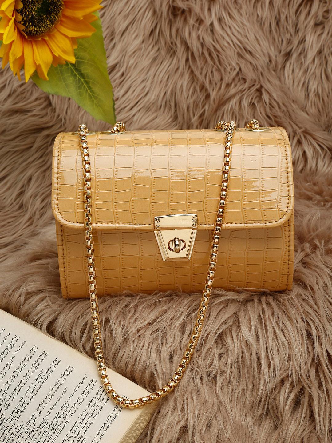 fargo-beige-textured-structured-sling-bag