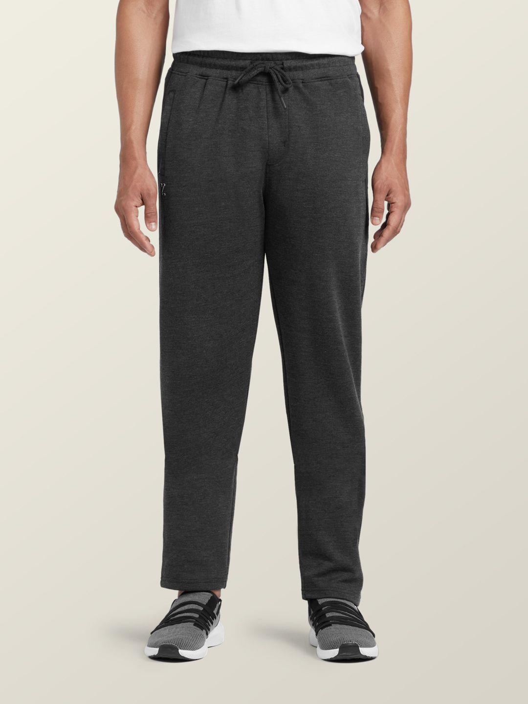 xyxx-men-grey-solid-track-pants-with-zipper-pocket