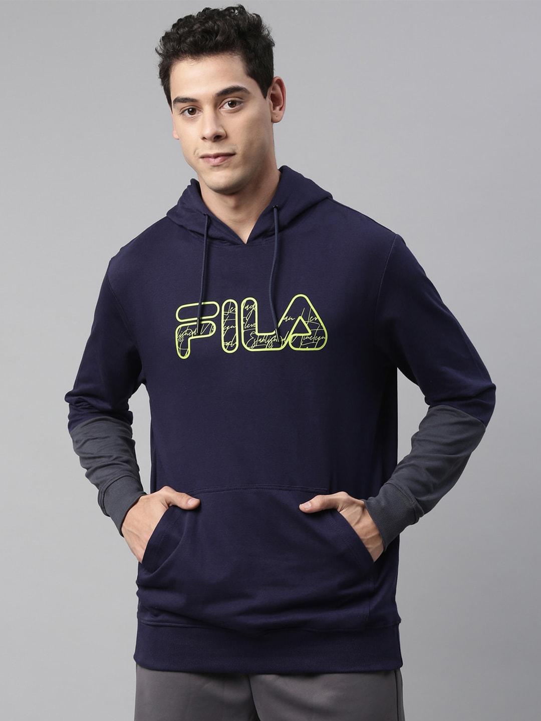 fila-men-blue-&-green-brand-logo-printed-hooded-cotton-hamish-sweatshirt