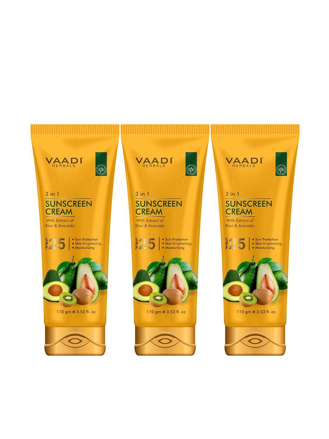 vaadi-herbals-set-of-3-kiwi-&-avocado-extract-3-in-1-spf-25-sunscreen-cream---110-g-each