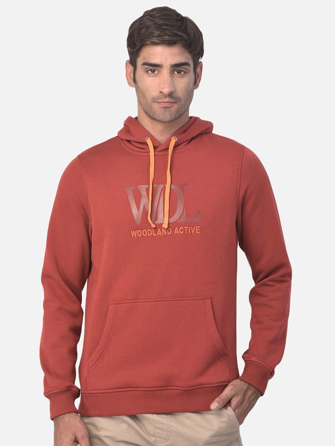 woodland-men-red-printed-hooded-sweatshirt