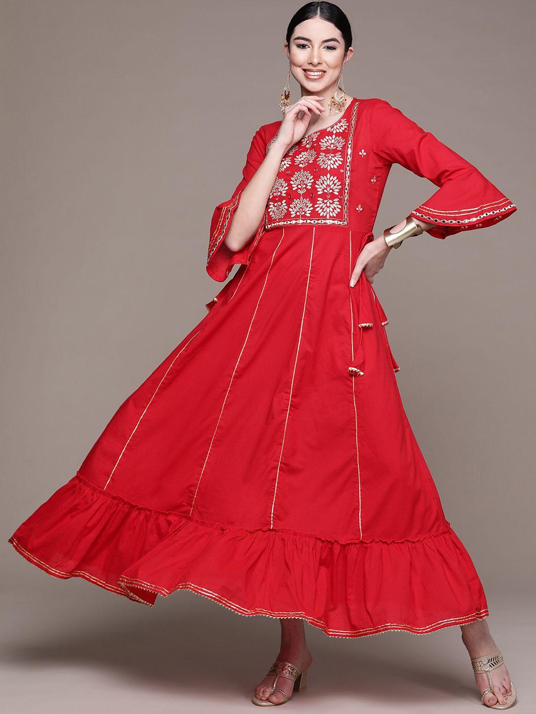 anubhutee-red-floral-embroidered-ethnic-a-line-maxi-dress