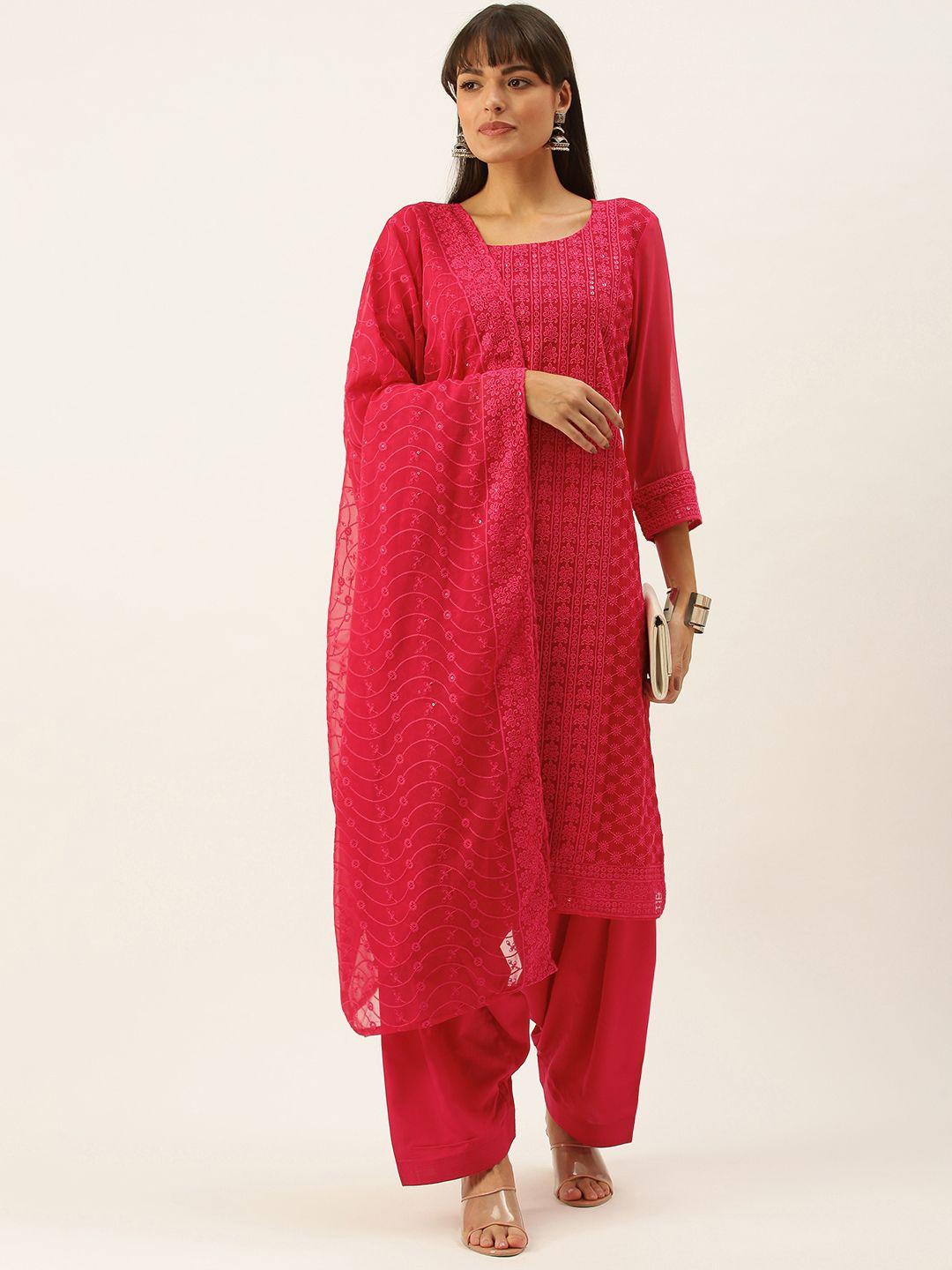 swagg-india-fuchsia-ethnic-motif-embroidered-unstitched-dress-material
