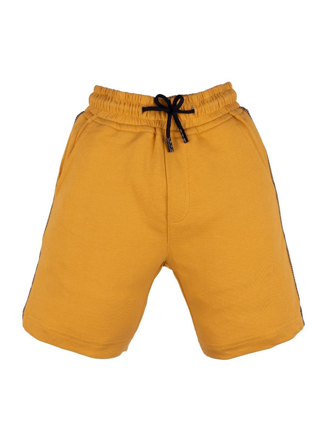 status-quo-boys-gold-toned-high-rise-shorts