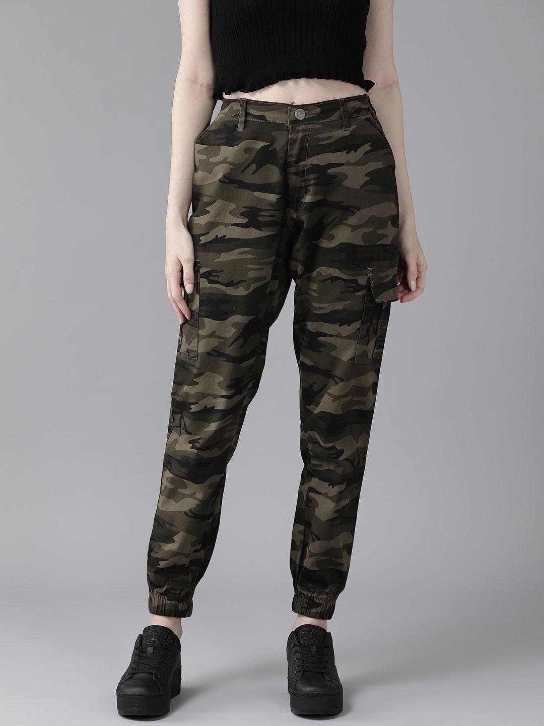 the-dry-state-women-camouflage-print-cargo-style-joggers