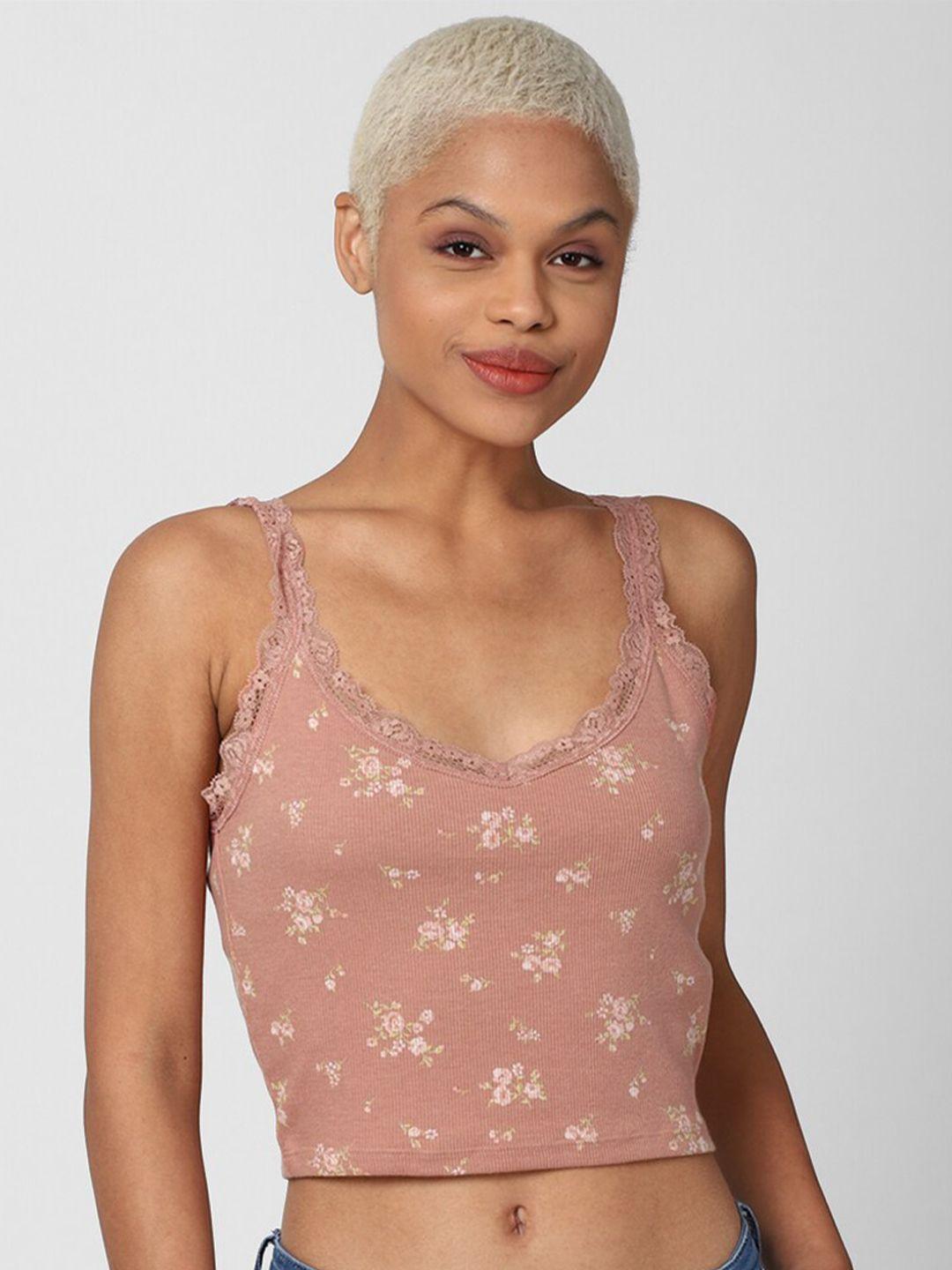 forever-21-women-rose-&-white-floral-print-fitted-crop-top